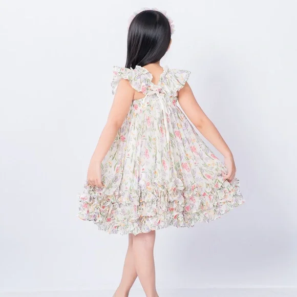 Floral Ruffle Dress - Picture 7 of 17